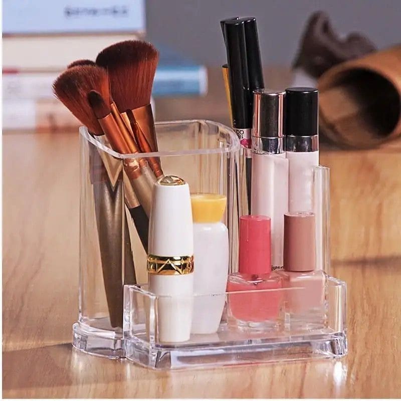 Transparent Acrylic Makeup Organizer – Cosmetic Storage Holder