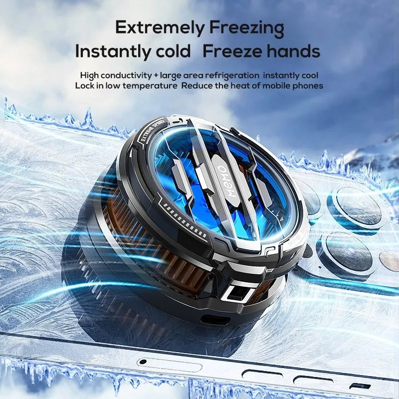 MEMO CX07 RGB Semiconductor Phone Game Cooler Mobile Cooling Fan For Gaming