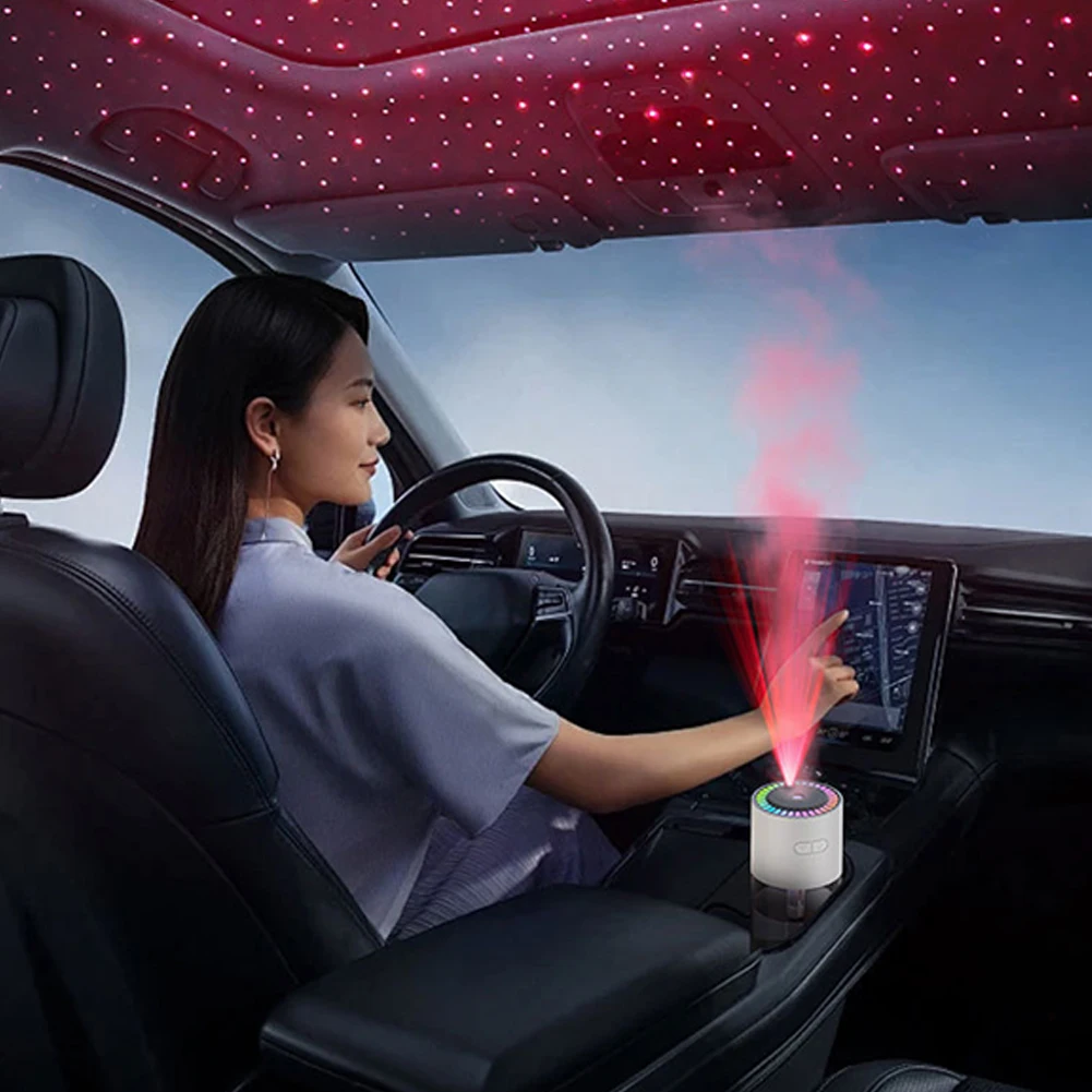 LED Galaxy Mist Humidifier – Ultrasonic Cool Mist with Starry Light Projection